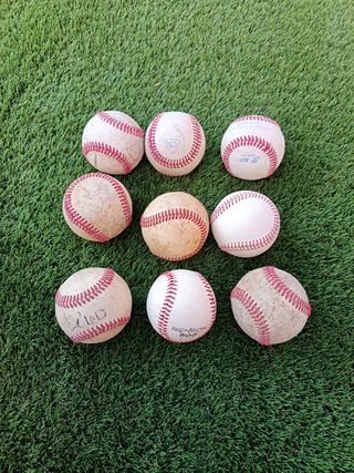 9 Pelotas Béisbol usadas