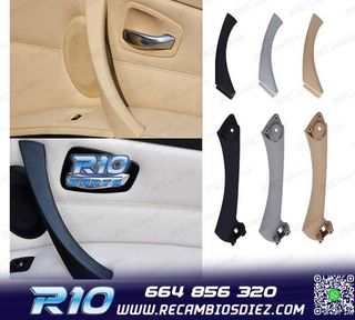 TIRADOR MANETA IZQUIERDA BMW E90 E91 PANEL PUERTA NEGRO