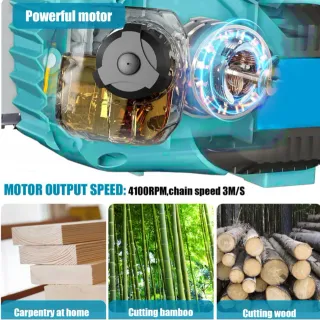 Motosega 12 Pollici Sega 2 Batterie +Valigia 2025