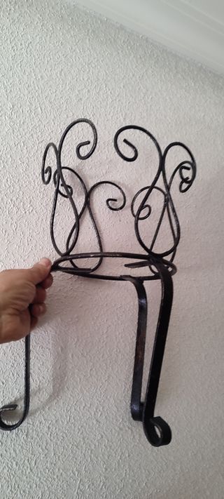 Soporte maceta hierro - Decorativo