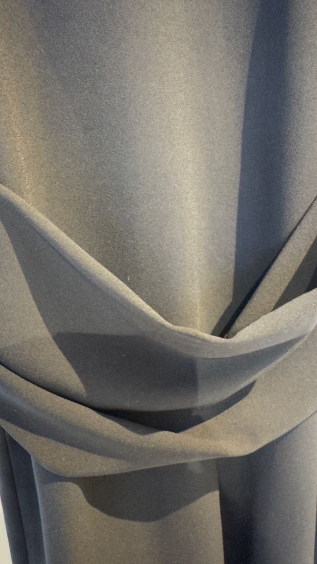 Vestido midi Massimo Dutti negro - Talla S