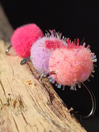 Mosca de huevo de salmón
