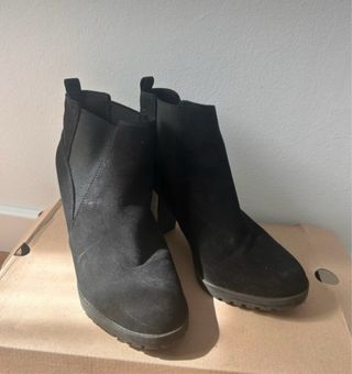 Botines negros plataforma - Talla 40