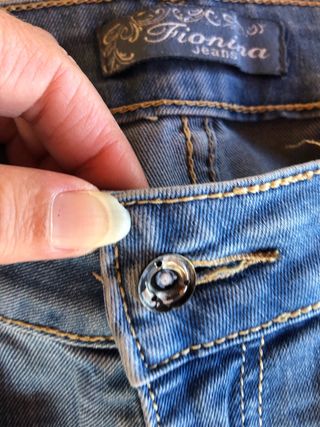 Jeans dritti blu