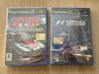 PS2 (PlayStation 2): GTR Touring + F1 2002