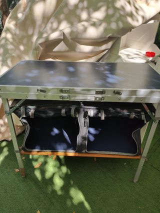 Mesa plegable camping cocina