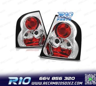 PILOTOS PARA SKODA OCTAVIA 97-00 LIFTBACK CROMADO LOOK LEXUS
