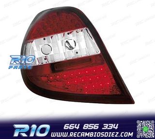 PILOTOS LED RENAULT CLIO 05-09 ROJO