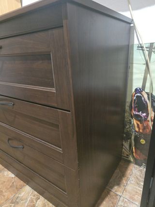 Cómoda 3 cajones - Madera marrón