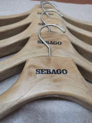  Perchas Sebago sintètica marrón