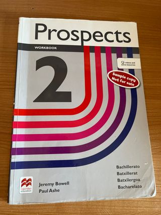 Workobook segundo bachillerato Prospects