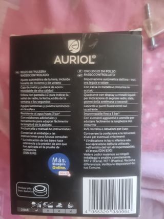 Reloj Auriol Radiocontrolado Plata