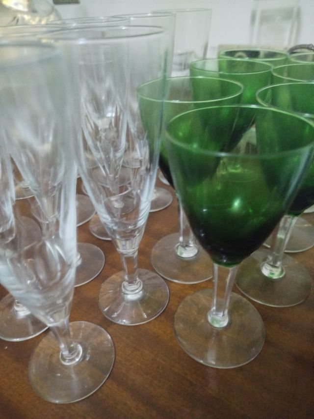 Copas cristal tallado