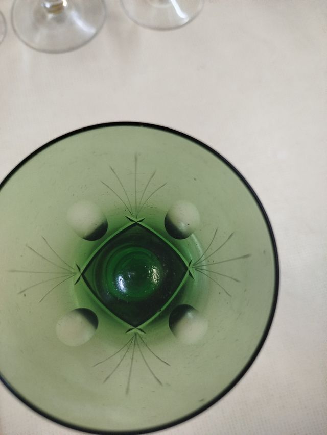 Copas cristal tallado