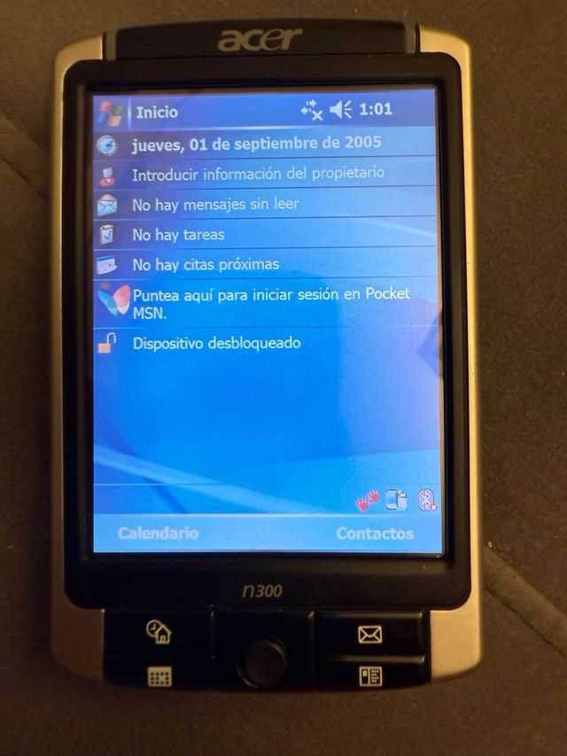 Acer n310 PDA con GPS- Pocket Achiever