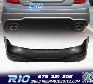PARAGOLPES TRASERO MERCEDES CLASE C W204 12-15 LOOK AMG