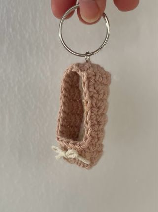 Llavero ballet crochet
