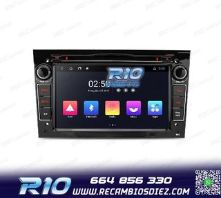 RADIO GPS ANDROID 11 PARA OPEL ASTRA H VIVARO ZAFIRA VECTRA
