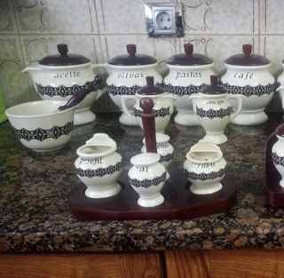Especiero vintage cocina - 20 piezas