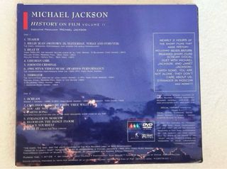 NUEVO!!! DVD DOBLE-HISTORY ON FILM-MICHAEL JACKSON