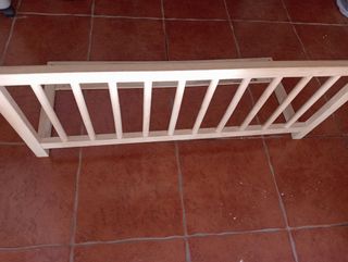 Barandilla cama madera infantil