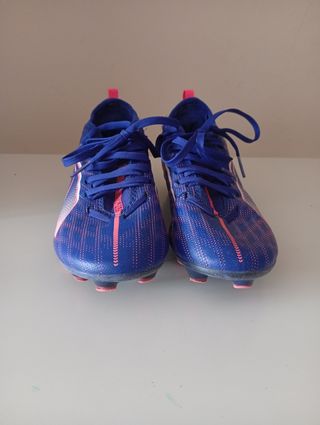 Botas fútbol Puma Jr. - Azul n.34