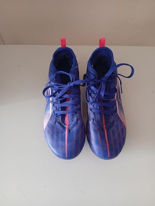 Botas fútbol Puma Jr. - Azul n.34