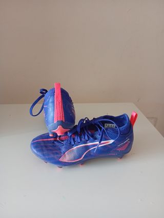 Botas fútbol Puma Jr. - Azul n.34