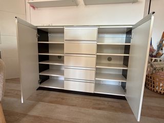 Mueble blanco 5 cajones - Cómoda y zapatero