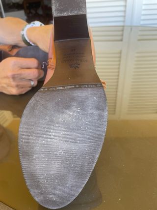 Botines de cuero marrón - Talla 40
