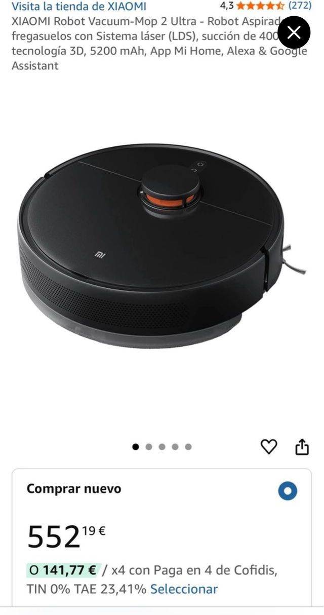 Mi Robot Vacuum-Mop 2 Ultra NUEVO A ESTRENAR