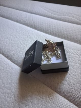 Collar con medalla del betis de plata 