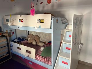 Litera infantil con cajones