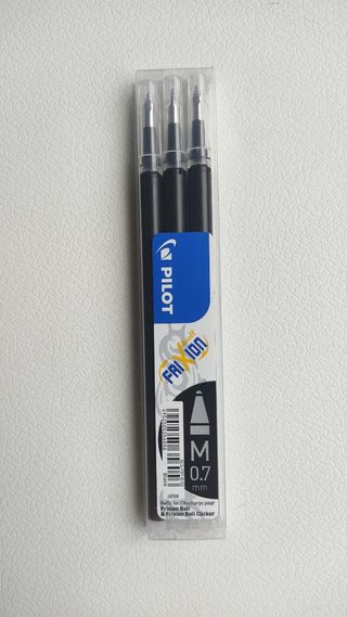 Packs tres recargas Pilot Frixion Borrables