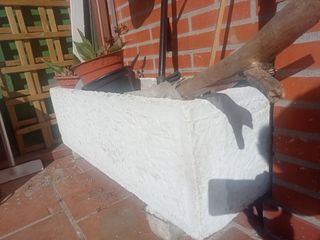 Macetero blanco - jardinera