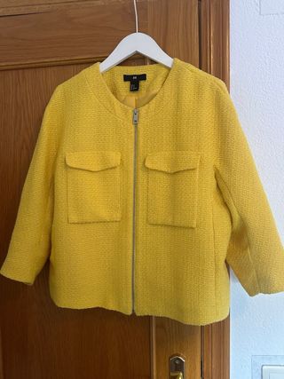 Chaqueta amarilla mujer 