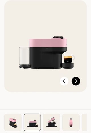 Cafetera Vertuo Pop Rosa