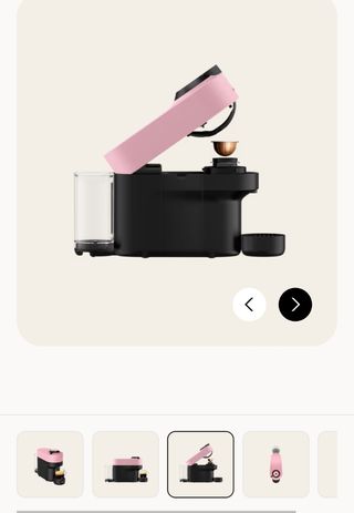 Cafetera Vertuo Pop Rosa