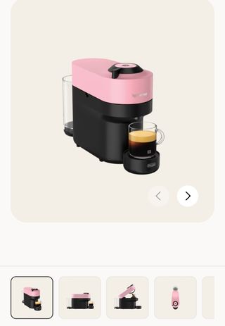 Cafetera Vertuo Pop Rosa