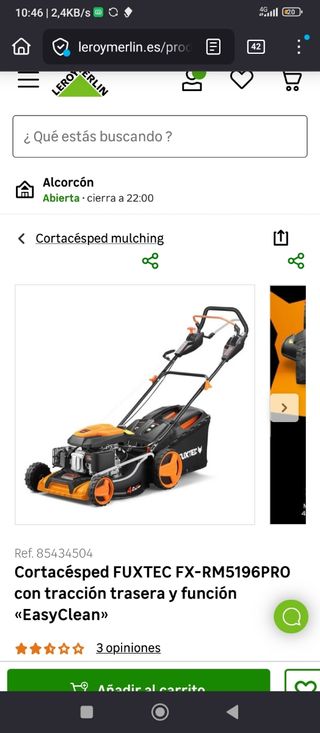 Cortacésped FUXTEC FX-RM5196PRO