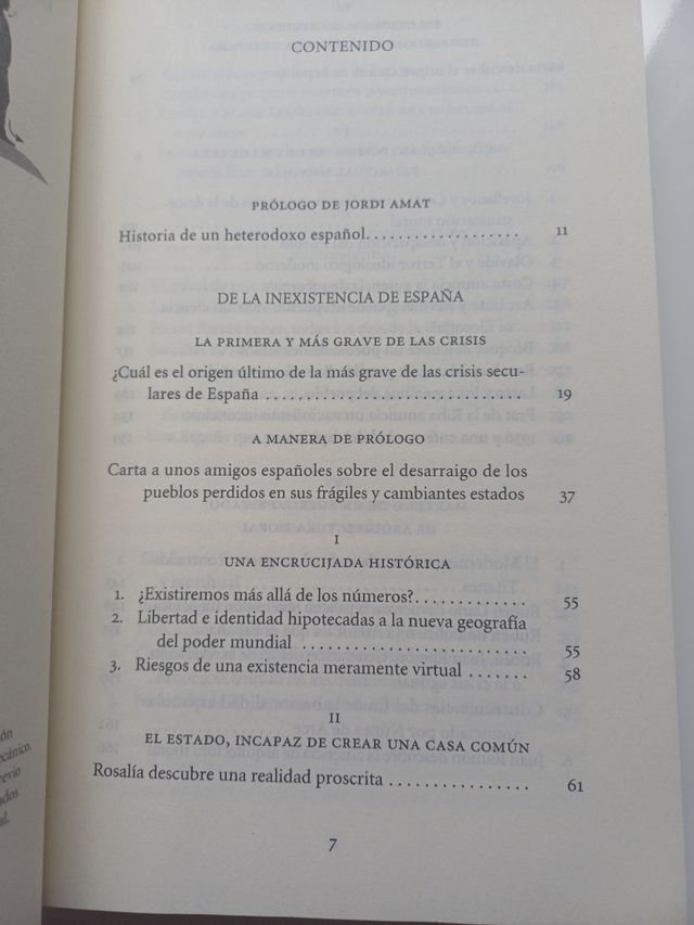 De la inexistencia en España