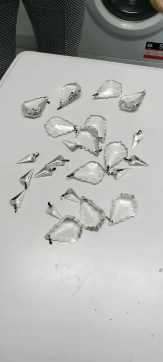 Lampara Cristal Dorada