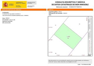 Solar en venta en El Sobradillo - El Llano del Moro en Santa Cruz de Tenerife