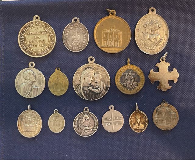 15 Medaglie Religiose Antiche