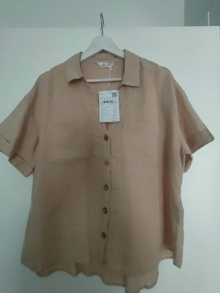 Camisa Springfield beige M