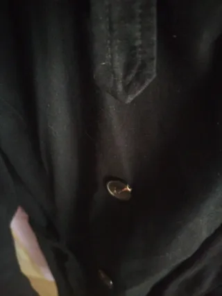 Trench negro Stradivarius mujer