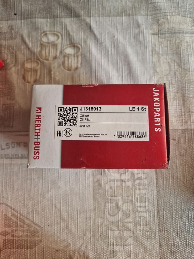 7 Filtros aceite Jakoparts HU712/11x para Fiat