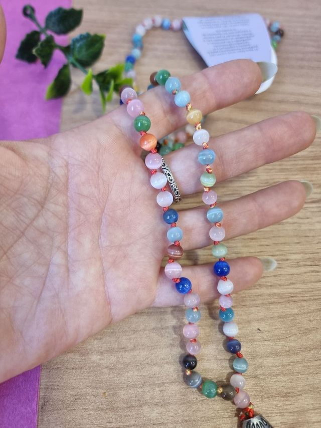 NUEVO Japa Mala Multicolor de Ojo de Gato