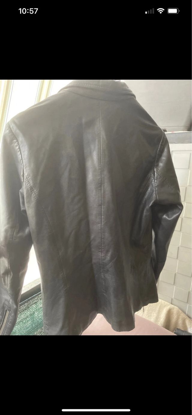 Giubbotto moto Zen - Pelle nera