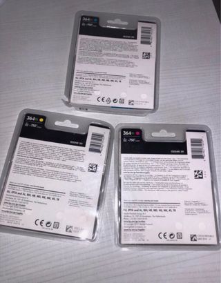 3 Cartucce HP 364XL nuove
